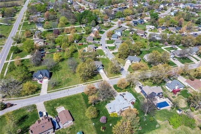 1010 SW Cross Creek Dr, Grain Valley, MO 64029 - birds eye view of property featuring a residential view