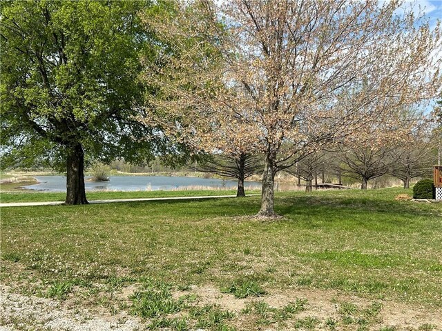 171 E 5th St, Schell City, MO 64783 - view of yard with a water view