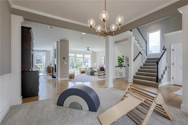 9500 N Lane Ave, Kansas City, MO 64157 - common area featuring stairway