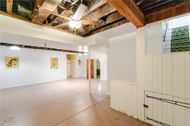 603 N 5th St, Atchison, KS 66002 - empty room with concrete floors