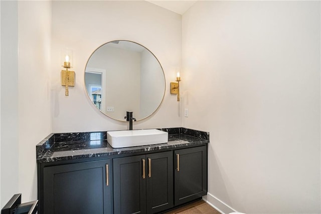 2315 SW Serena Pl, Lees Summit, MO 64082 - bathroom featuring vanity and baseboards