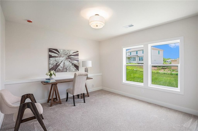 2315 SW Serena Pl, Lees Summit, MO 64082 - office area with carpet floors and baseboards