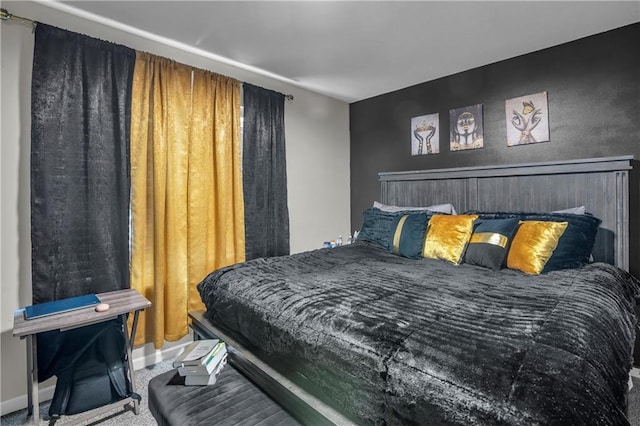 bedroom with carpet flooring