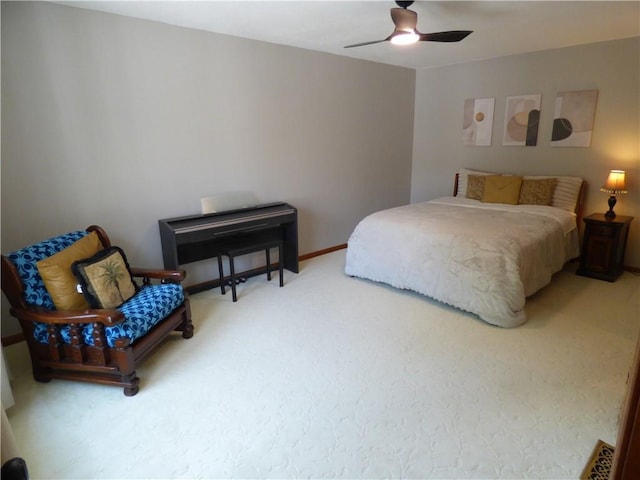 2405 W 123rd Ter, Leawood, KS 66209 - carpeted bedroom with a ceiling fan