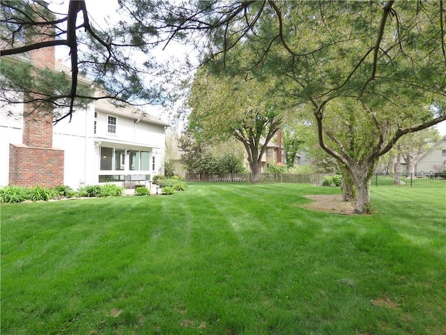 2405 W 123rd Ter, Leawood, KS 66209 - view of yard featuring fence