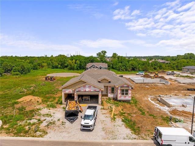 25016 W 89th Ter, Lenexa, KS 66227 - view of front of house with gravel driveway