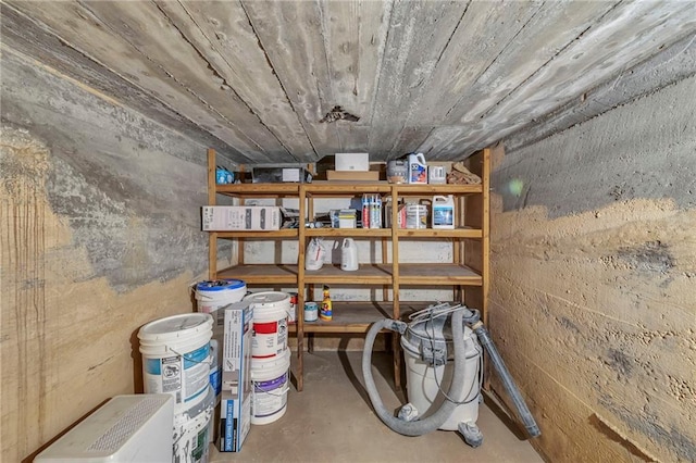 view of storage
