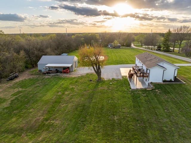 20609 NE 161st St, Kearney, MO 64060 - drone / aerial view featuring a rural view