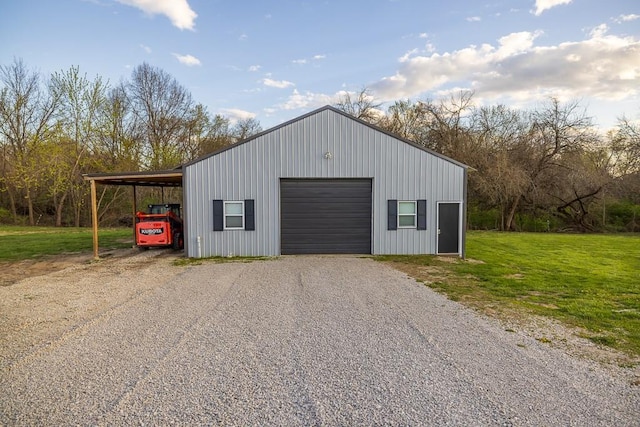 20609 NE 161st St, Kearney, MO 64060 - view of outbuilding featuring an outdoor structure and gravel driveway