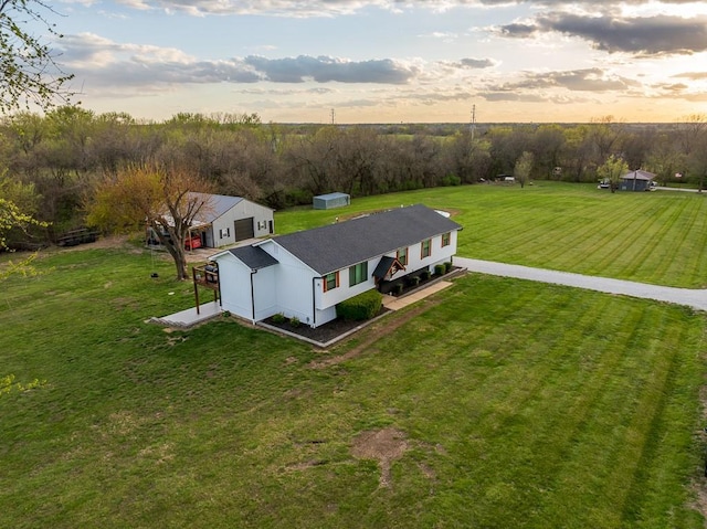 20609 NE 161st St, Kearney, MO 64060 - bird's eye view featuring a rural view