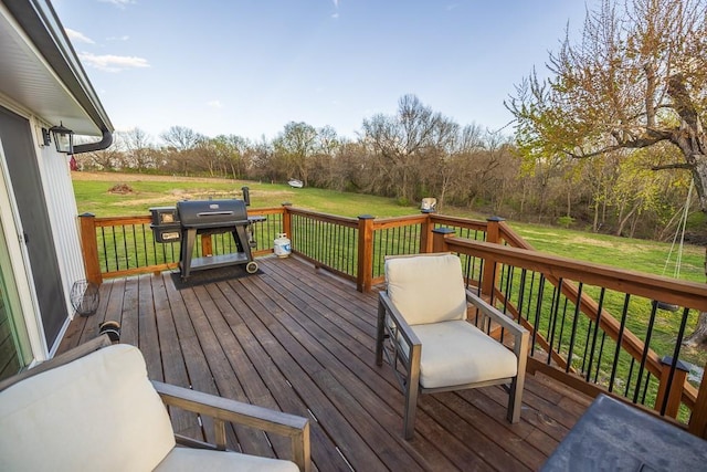 20609 NE 161st St, Kearney, MO 64060 - deck with a yard and grilling area