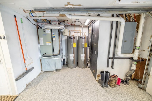 20609 NE 161st St, Kearney, MO 64060 - utility room featuring water heater and electric panel