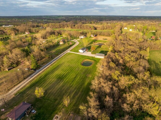 20609 NE 161st St, Kearney, MO 64060 - bird's eye view featuring a rural view