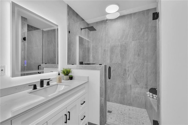 1610 S Northern Blvd, Independence, MO 64052 - full bathroom featuring vanity and a stall shower