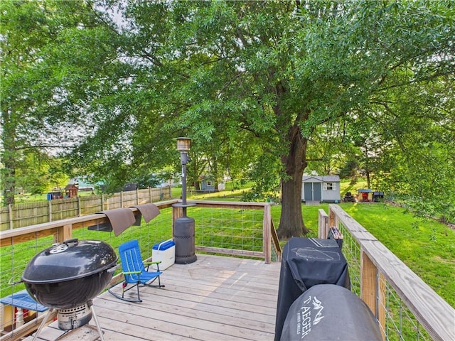 305 California Ave, Windsor, MO 65360 - view of wooden terrace