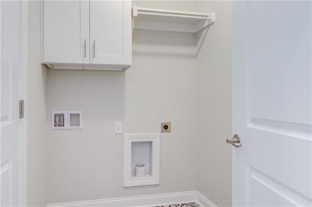 1828 N 92nd Ter, Kansas City, KS 66112 - washroom with electric dryer hookup, washer hookup, and cabinet space