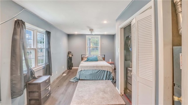 812 Pacific Ave, Osawatomie, KS 66064 - bedroom featuring wood finished floors and recessed lighting