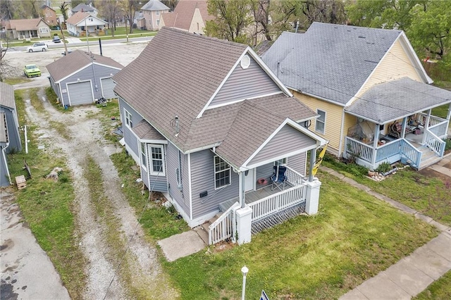 812 Pacific Ave, Osawatomie, KS 66064 - aerial perspective of suburban area