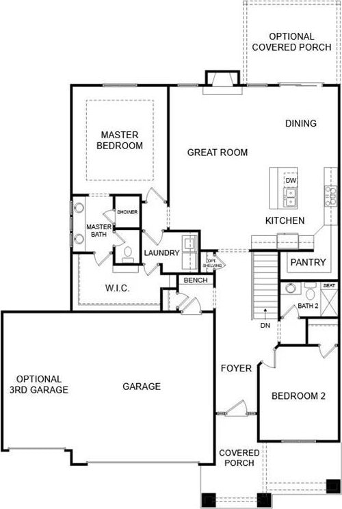 15399 W 161st St, Olathe, KS 66062 - view of floor plan / room layout