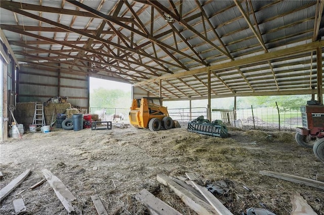 view of outbuilding with a covered structure