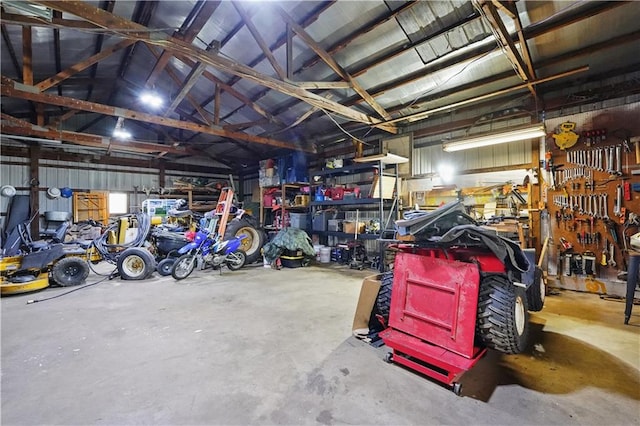 1633 N 600th Rd, Baldwin City, KS 66006 - garage with a workshop area