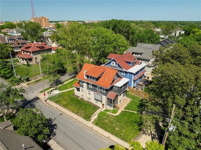 525 W 38th St, Kansas City, MO 64111 - bird's eye view