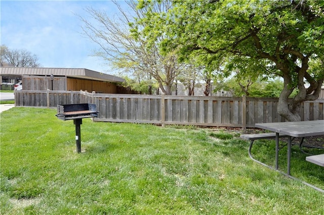 464 W 104th St Unit A, Kansas City, MO 64114 - view of yard featuring fence
