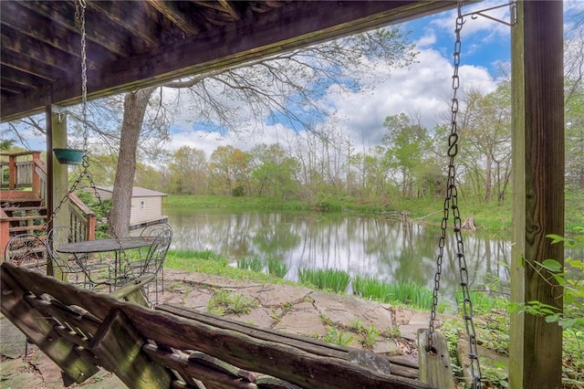31025 203rd St, Leavenworth, KS 66048 - exterior space featuring a water view