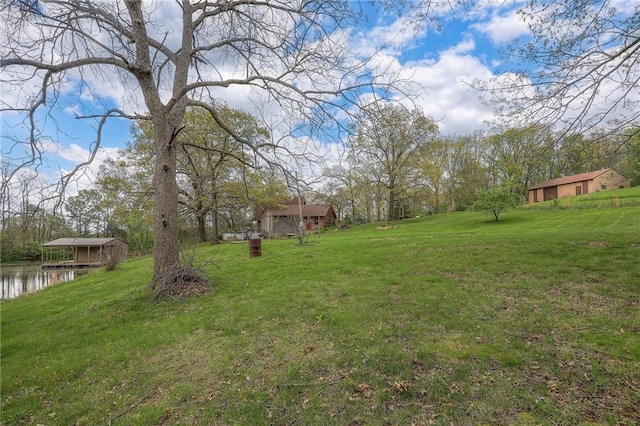 31025 203rd St, Leavenworth, KS 66048 - view of yard with a water view