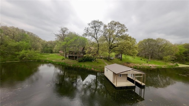 31025 203rd St, Leavenworth, KS 66048 - dock area with a water view