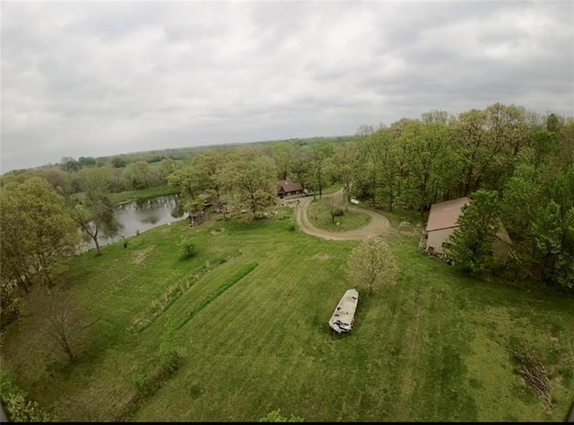 31025 203rd St, Leavenworth, KS 66048 - birds eye view of property featuring a water view