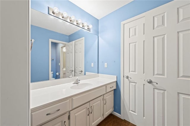 5108 W 150th St, Leawood, KS 66224 - bathroom with vanity and toilet