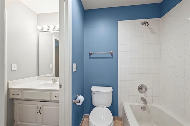 5108 W 150th St, Leawood, KS 66224 - full bath featuring vanity and bathtub / shower combination