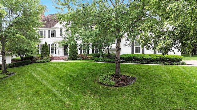 11405 Manor St, Leawood, KS 66211 - view of front of house featuring a front lawn
