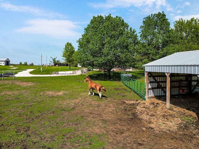 34701 E 235th St, Pleasant Hill, MO 64080 - view of yard featuring an outdoor structure and a pole building