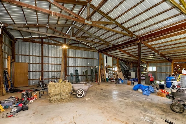 34701 E 235th St, Pleasant Hill, MO 64080 - garage featuring metal wall