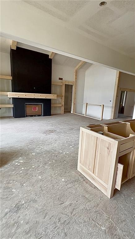 view of unfurnished living room
