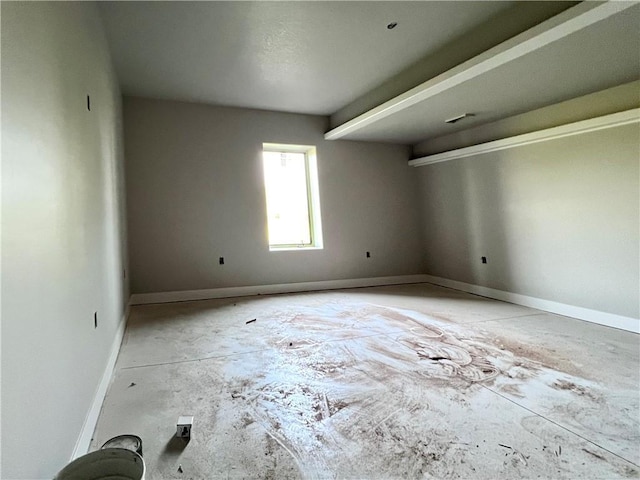 20840 Golden Rd, Linwood, KS 66052 - spare room with unfinished concrete flooring and baseboards