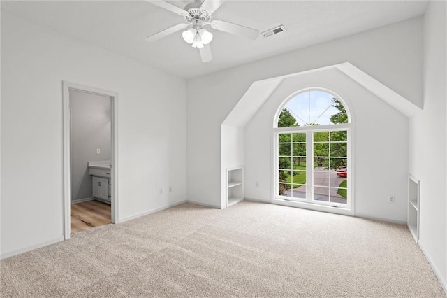 14215 W 157th Ter, Olathe, KS 66062 - unfurnished room with carpet, a ceiling fan, and baseboards