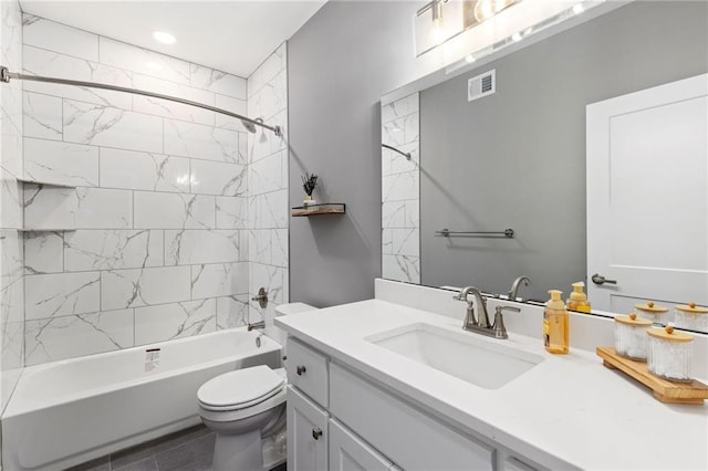 17894 169th St, Basehor, KS 66007 - bathroom featuring vanity and shower / bathtub combination