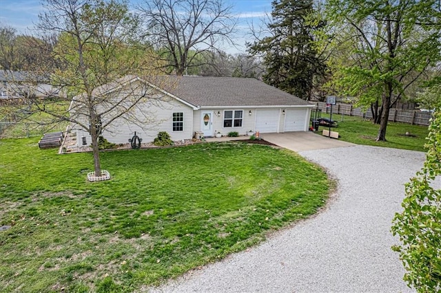 204 Lynn St, Lathrop, MO 64465 - ranch-style home with driveway and an attached garage