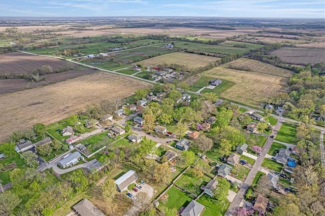 204 Lynn St, Lathrop, MO 64465 - aerial overview of property's location featuring rural landscape