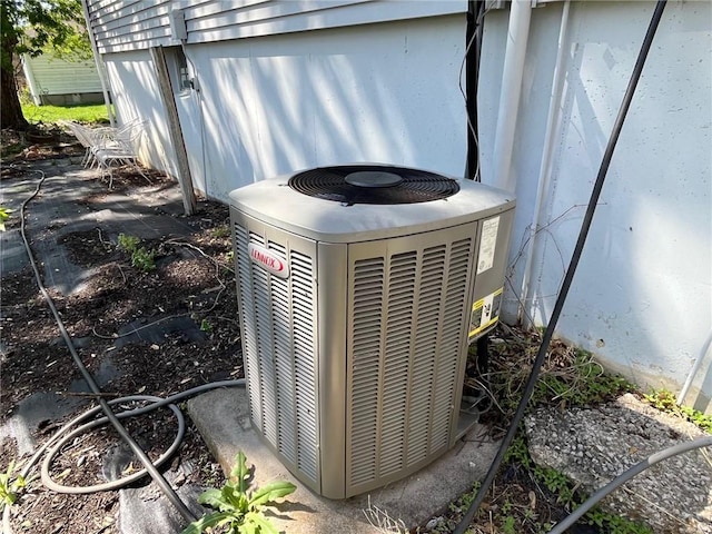 details featuring central air condition unit