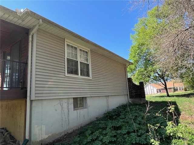 view of side of property