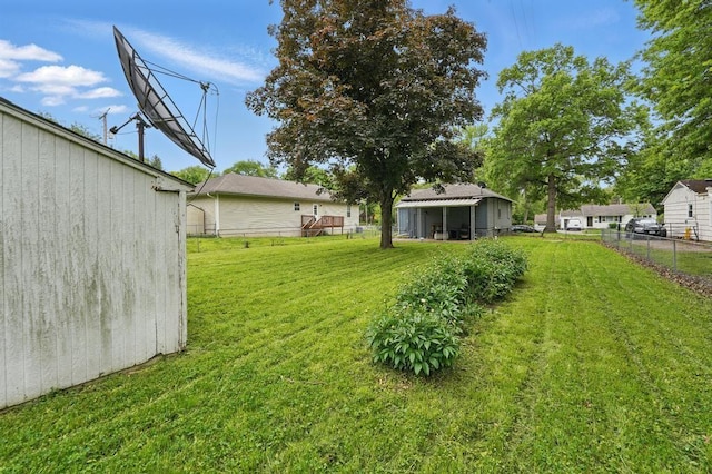 view of yard