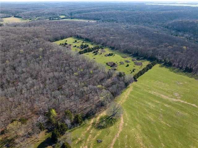 aerial overview of property's location featuring rural landscape