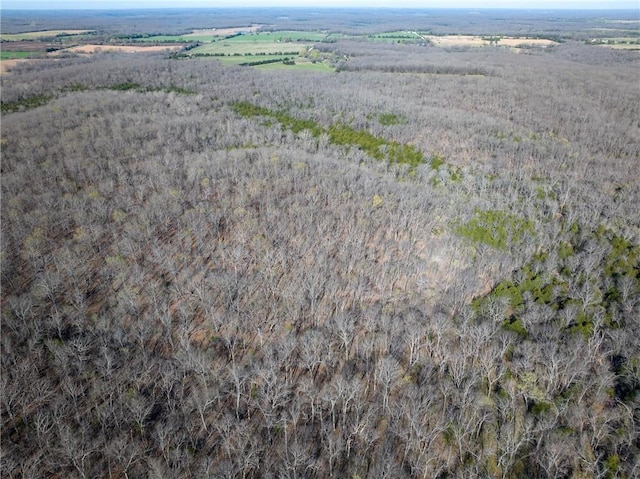aerial view of property's location