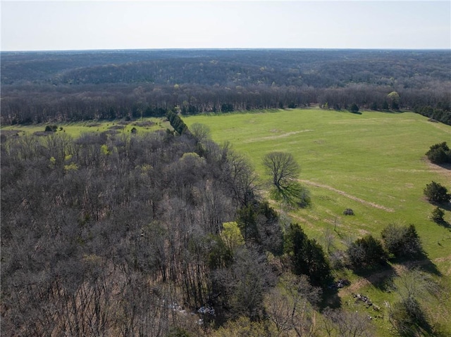 aerial view of property's location