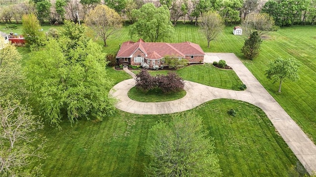 drone / aerial view