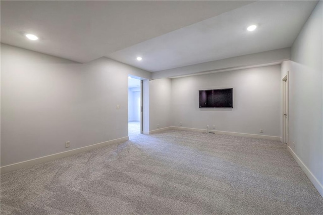18670 W 248th St, Paola, KS 66071 - empty room with carpet flooring, recessed lighting, and baseboards